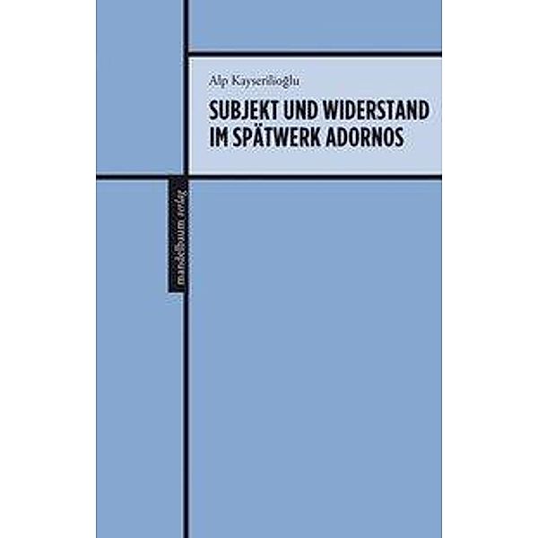 Subjekt und Widerstand im Spätwerk Adornos, Alp Kayserilioglu