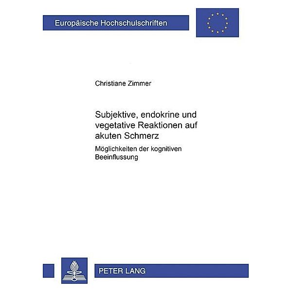 Subjektive, endokrine und vegetative Reaktionen auf akuten Schmerz, Christiane Zimmer-Albert
