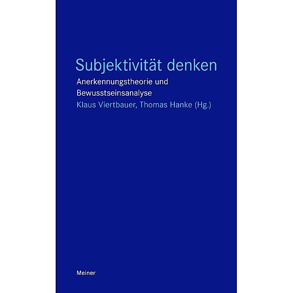 Subjektivität denken / Blaue Reihe