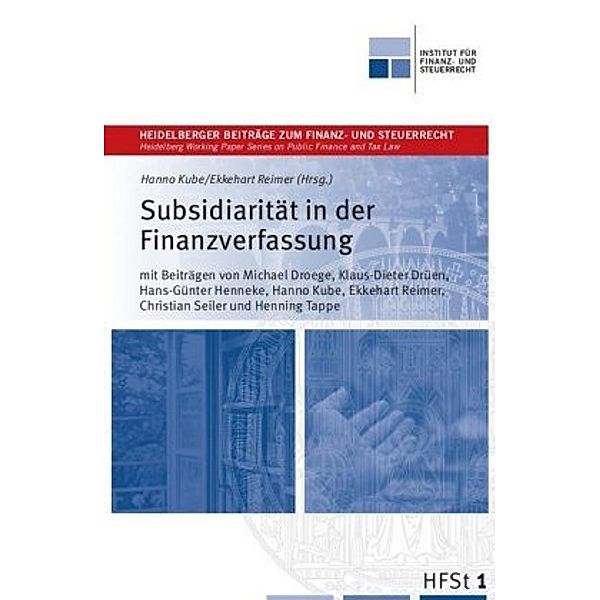 Subsidiarität in der Finanzverfassung