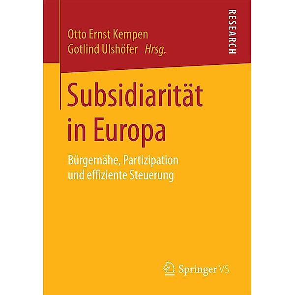 Subsidiarität in Europa