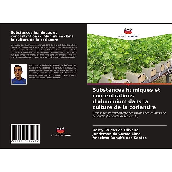 Substances humiques et concentrations d'aluminium dans la culture de la coriandre, Ualey Caldas de Oliveira, Janderson do Carmo Lima, Anacleto Ranulfo dos Santos