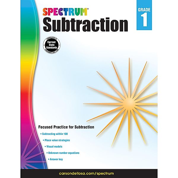 Subtraction, Grade 1 / Spectrum, Spectrum, Carson-Dellosa Publishing
