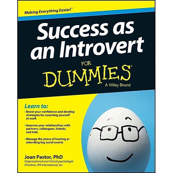 Success as an Introvert For Dummies, Joan Pastor