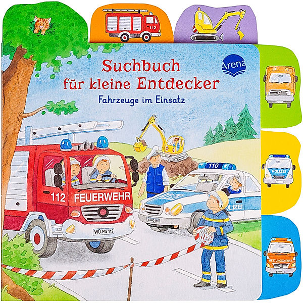 Suchbuch für kleine Entdecker. Fahrzeuge im Einsatz, Kerstin M. Schuld