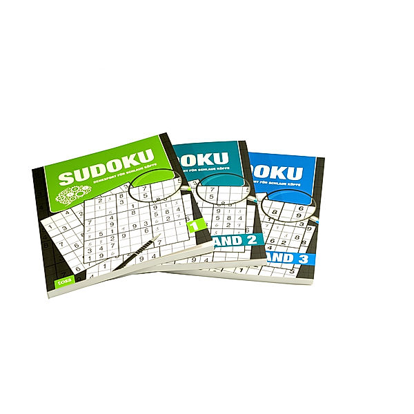Sudoku - Band 2-4 Grossdruck - 3er Pack, 3 Teile