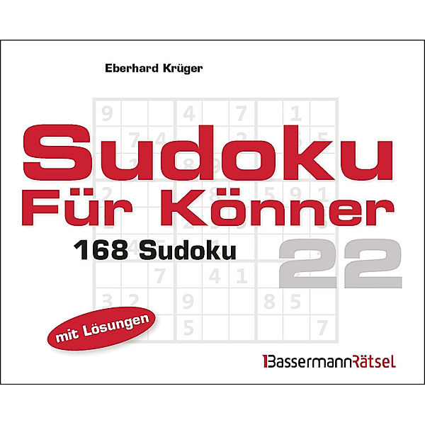 Sudoku für Könner 22 (5 Exemplare à 2,99 EUR), Eberhard Krüger