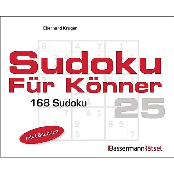 Sudoku für Könner 25, Eberhard Krüger