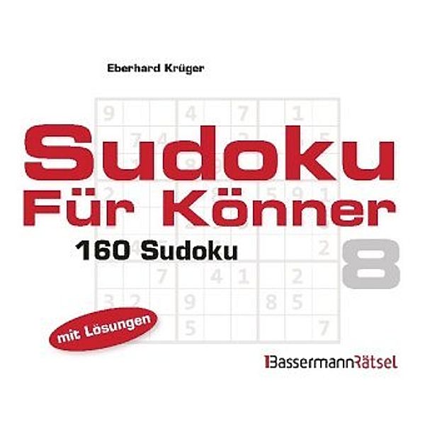 Sudoku für Könner 8, Eberhard Krüger