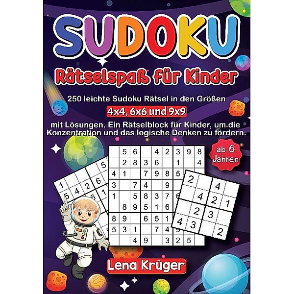 Sudoku Rätselspass für Kinder ab 6 Jahren, Lena Krüger
