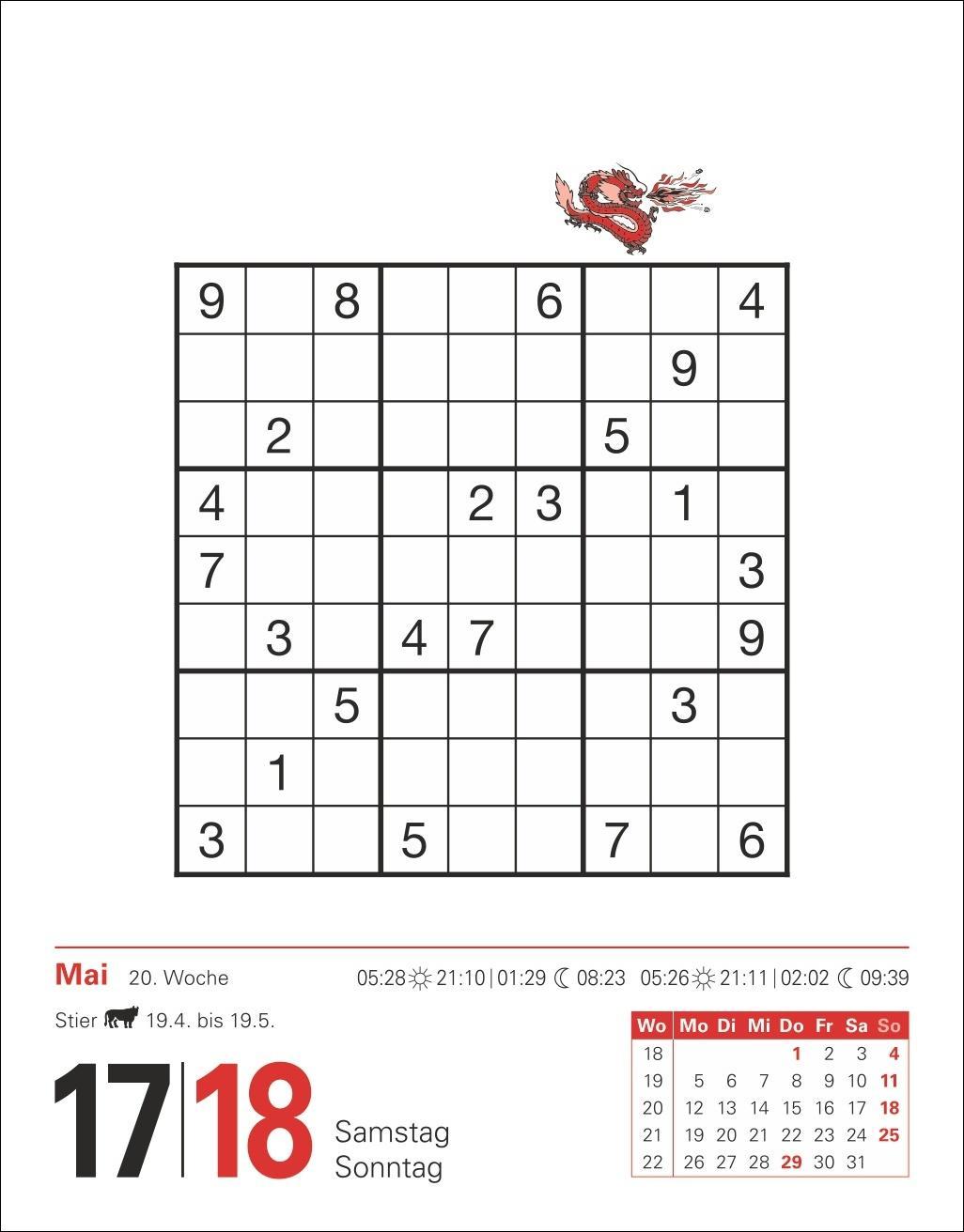 Sudoku Tagesabreisskalender 2025 - Das Kult-Rätsel aus Japan - Kalender bestellen