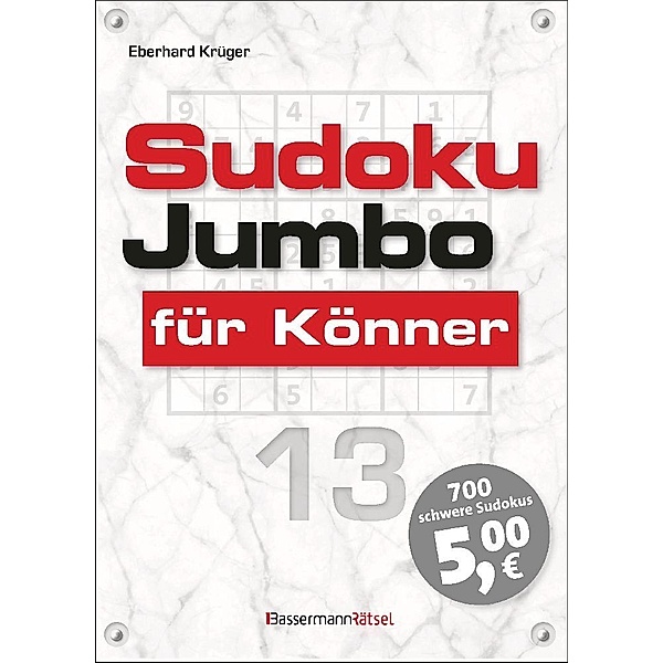 Sudokujumbo für Könner 13, Eberhard Krüger