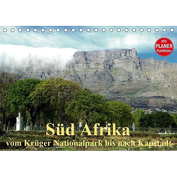 Süd Afrika - vom Krüger Nationalpark bis nach Kapstadt (Tischkalender 2021 DIN A5 quer), Brigitte Dürr