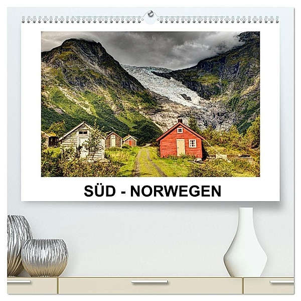 Süd - Norwegen (hochwertiger Premium Wandkalender 2024 DIN A2 quer), Kunstdruck in Hochglanz, Christian Hallweger