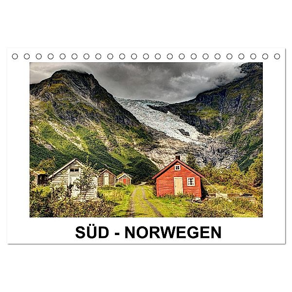 Süd - Norwegen (Tischkalender 2025 DIN A5 quer), CALVENDO Monatskalender, Calvendo, Christian Hallweger