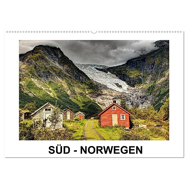 Süd - Norwegen (Wandkalender 2024 DIN A2 quer), CALVENDO Monatskalender, Christian Hallweger