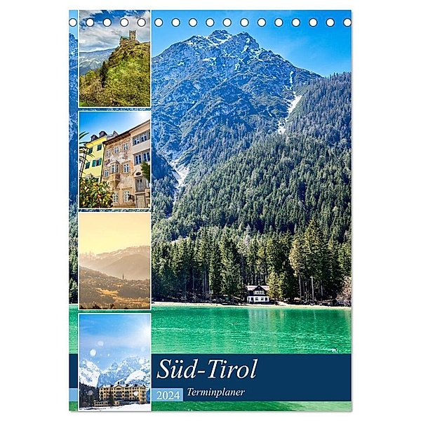 Süd-Tirol Terminplaner (Tischkalender 2024 DIN A5 hoch), CALVENDO Monatskalender, Sven Fuchs