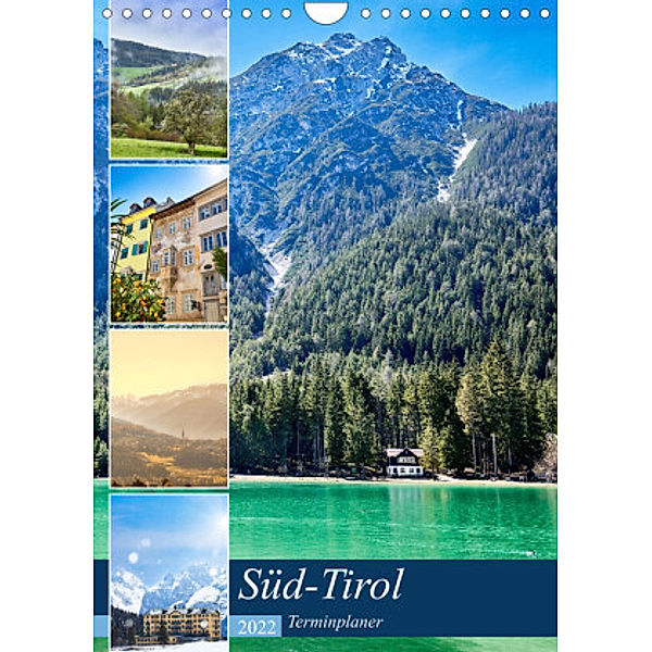 Süd-Tirol Terminplaner (Wandkalender 2022 DIN A4 hoch), Sven Fuchs