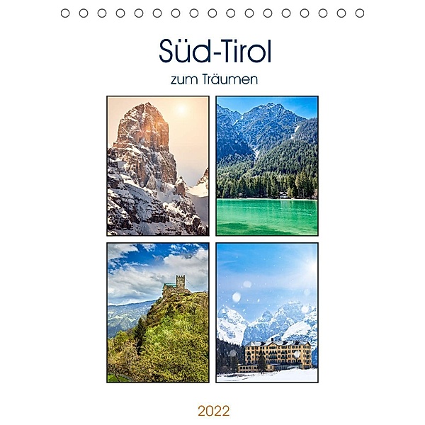 Süd-Tirol zum Träumen (Tischkalender 2022 DIN A5 hoch), Sven Fuchs