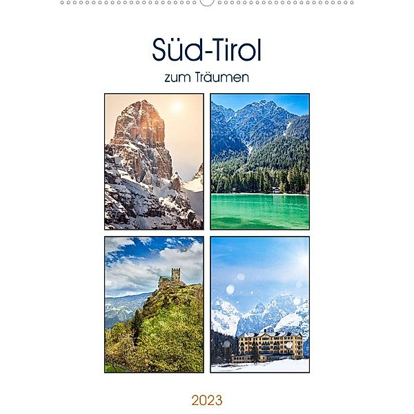 Süd-Tirol zum Träumen (Wandkalender 2023 DIN A2 hoch), Sven Fuchs