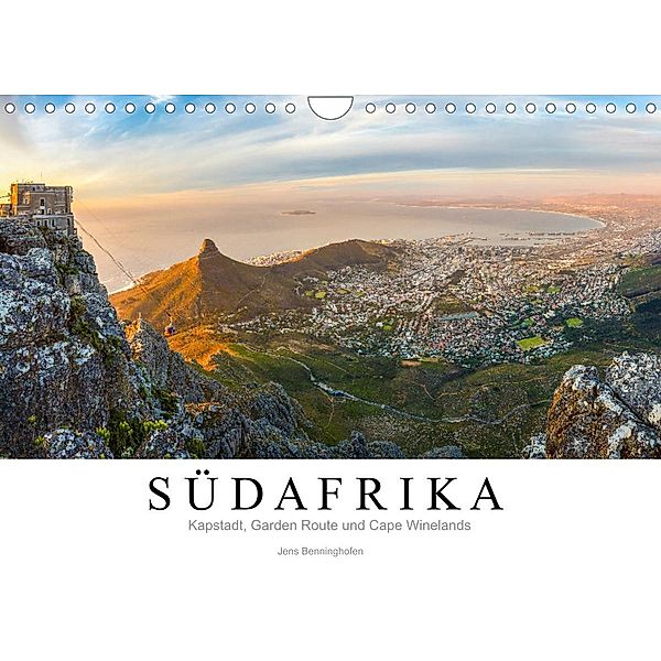 Südafrika: Kapstadt, Garden Route und Cape Winelands (Wandkalender 2023 DIN A4 quer), Jens Benninghofen