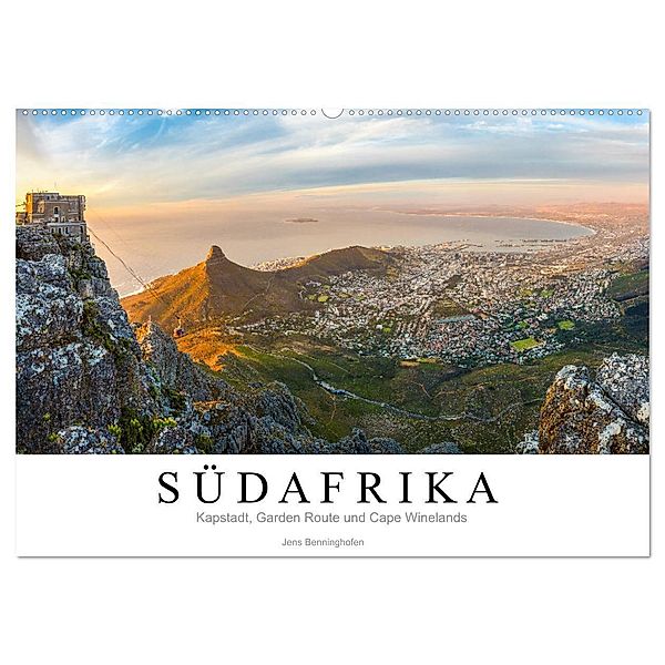 Südafrika: Kapstadt, Garden Route und Cape Winelands (Wandkalender 2024 DIN A2 quer), CALVENDO Monatskalender, Jens Benninghofen