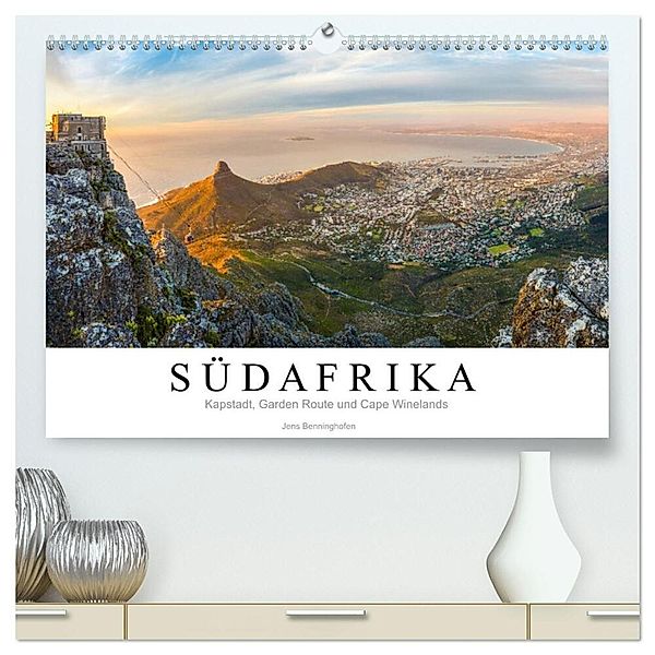 Südafrika: Kapstadt, Garden Route und Cape Winelands (hochwertiger Premium Wandkalender 2024 DIN A2 quer), Kunstdruck in Hochglanz, Jens Benninghofen