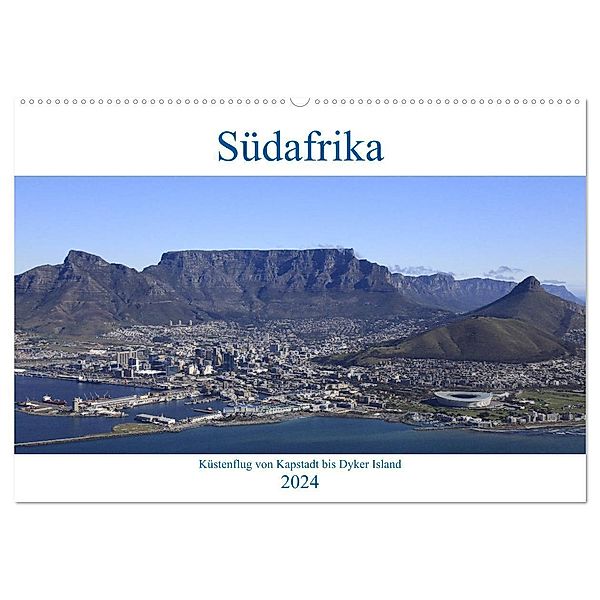 Südafrika - Küstenflug von Kapstadt bis Dyker Island (Wandkalender 2024 DIN A2 quer), CALVENDO Monatskalender, Michael und Yvonne Herzog