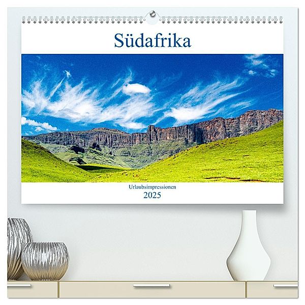 Südafrika - Urlaubsimpressionen (hochwertiger Premium Wandkalender 2025 DIN A2 quer), Kunstdruck in Hochglanz, Calvendo, Jürgen Klust