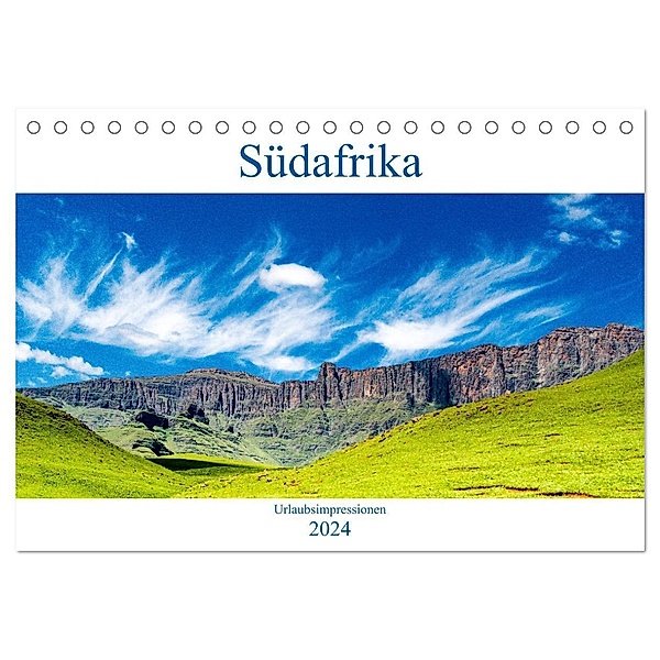 Südafrika - Urlaubsimpressionen (Tischkalender 2024 DIN A5 quer), CALVENDO Monatskalender, Jürgen Klust