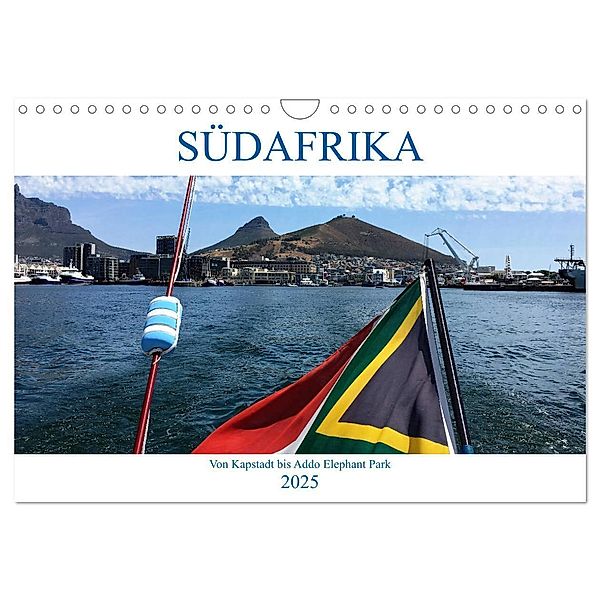 Südafrika - Von Kapstadt bis Addo Elephant Park (Wandkalender 2025 DIN A4 quer), CALVENDO Monatskalender, Calvendo, K. Berretz