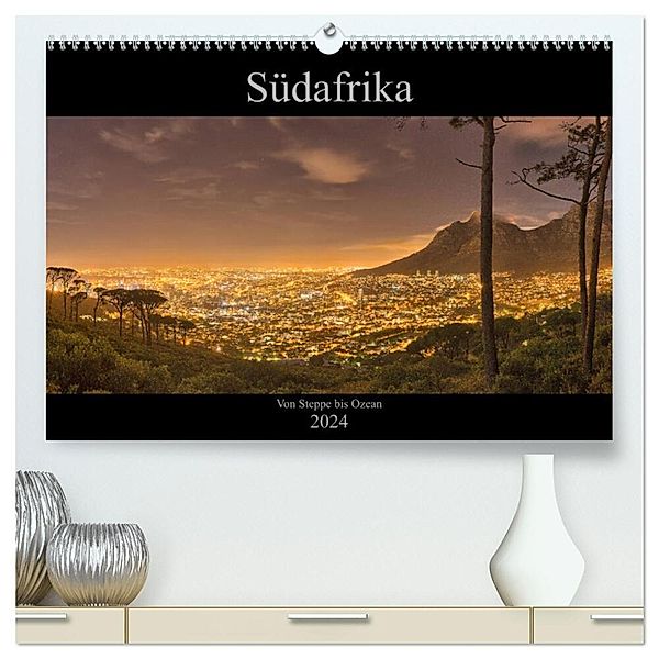 Südafrika - Von Steppe bis Ozean (hochwertiger Premium Wandkalender 2024 DIN A2 quer), Kunstdruck in Hochglanz, Andreas Bininda