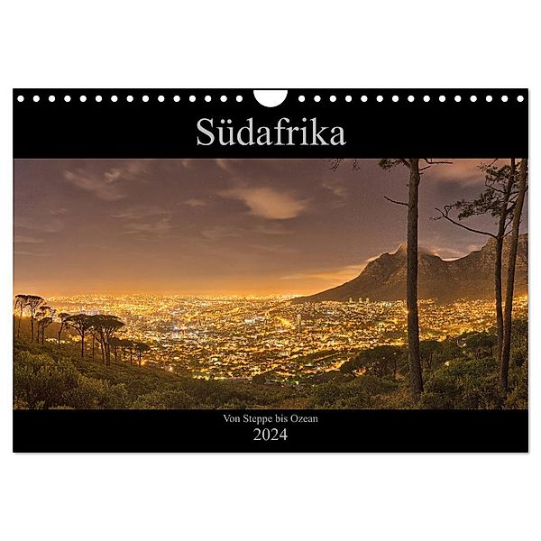 Südafrika - Von Steppe bis Ozean (Wandkalender 2024 DIN A4 quer), CALVENDO Monatskalender, Andreas Bininda