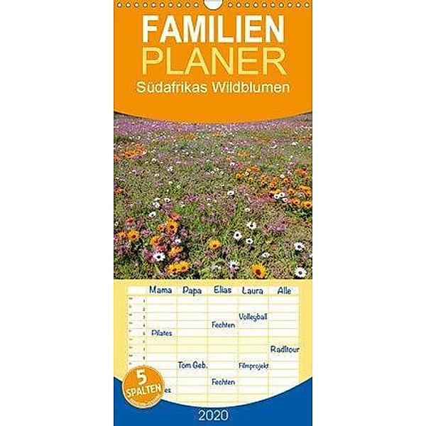 Südafrikas Wildblumen - Familienplaner hoch (Wandkalender 2020 , 21 cm x 45 cm, hoch), Michael Herzog