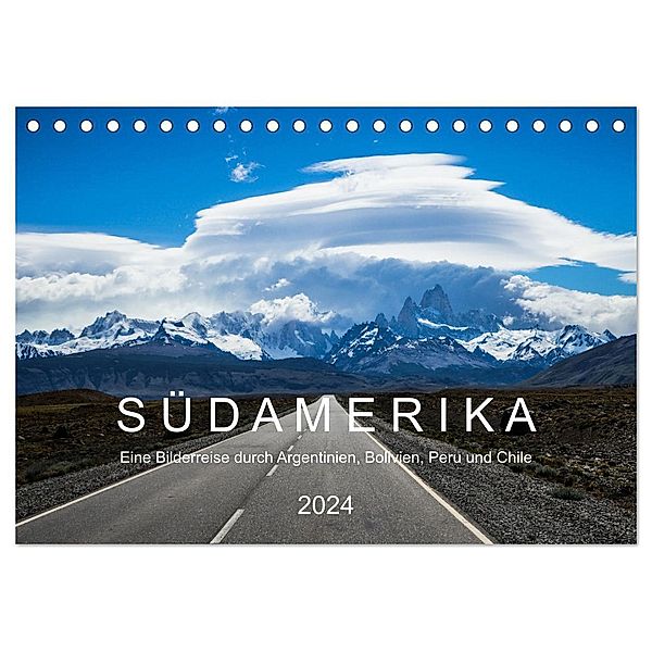 SÜDAMERIKA Eine Bilderreise durch Argentinien, Bolivien, Peru und Chile 2024 (Tischkalender 2024 DIN A5 quer), CALVENDO Monatskalender, Benjamin Gischke