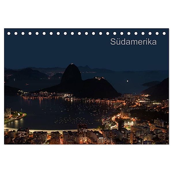 Südamerika (Tischkalender 2024 DIN A5 quer), CALVENDO Monatskalender, Ange