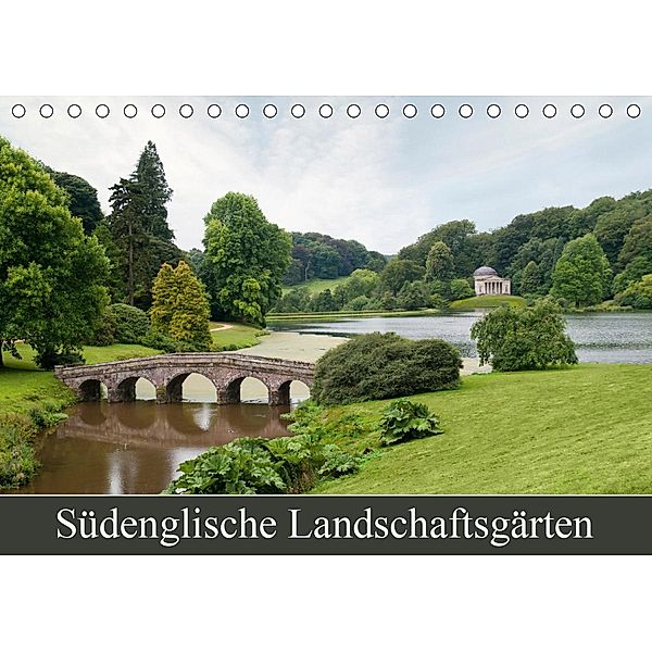 Südenglische Landschaftsgärten (Tischkalender 2021 DIN A5 quer), Jürgen Lüftner