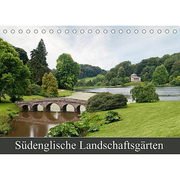 Südenglische Landschaftsgärten (Tischkalender 2023 DIN A5 quer), Jürgen Lüftner