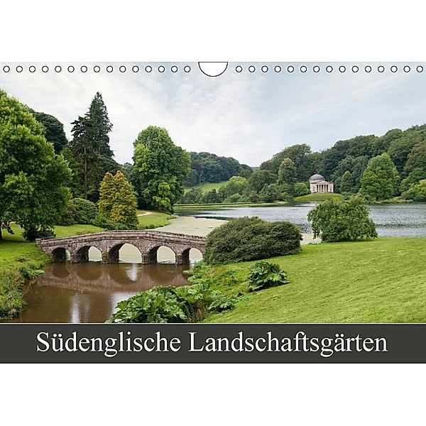 Südenglische Landschaftsgärten (Wandkalender 2018 DIN A4 quer), Jürgen Lüftner