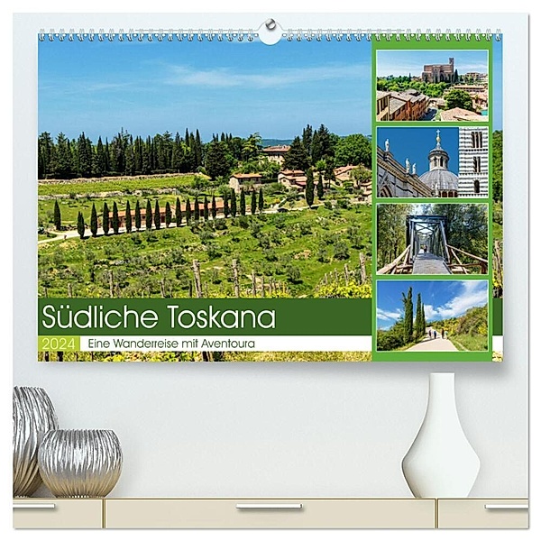 Südliche Toskana (hochwertiger Premium Wandkalender 2024 DIN A2 quer), Kunstdruck in Hochglanz, Rosemarie Prediger