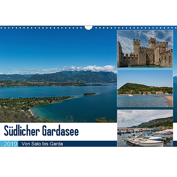 Südlicher Gardasee - Von Salo bis Garda (Wandkalender 2019 DIN A3 quer), Britta Laser