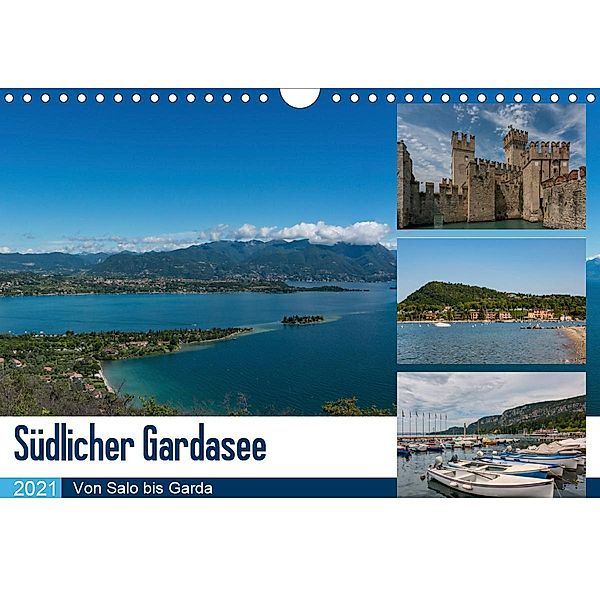 Südlicher Gardasee - Von Salo bis Garda (Wandkalender 2021 DIN A4 quer), Britta Laser