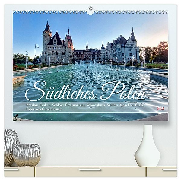 Südliches Polen (hochwertiger Premium Wandkalender 2024 DIN A2 quer), Kunstdruck in Hochglanz, Calvendo, Gisela Kruse