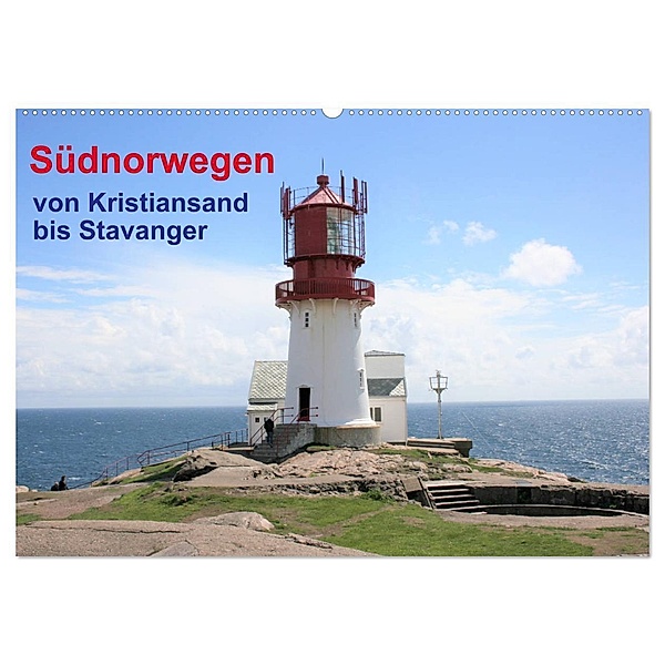 Südnorwegen - von Kristiansand bis Stavanger (Wandkalender 2024 DIN A2 quer), CALVENDO Monatskalender, Margarete Brunhilde Kesting