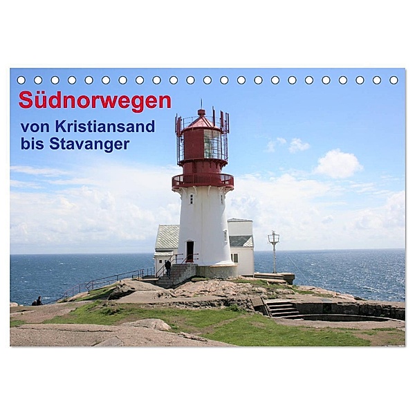 Südnorwegen - von Kristiansand bis Stavanger (Tischkalender 2024 DIN A5 quer), CALVENDO Monatskalender, Margarete Brunhilde Kesting