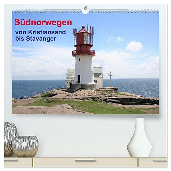 Südnorwegen - von Kristiansand bis Stavanger (hochwertiger Premium Wandkalender 2024 DIN A2 quer), Kunstdruck in Hochglanz, Margarete Brunhilde Kesting
