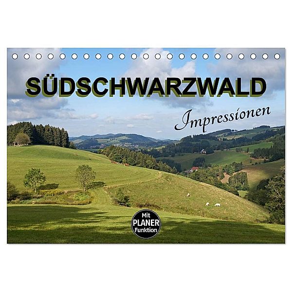 Südschwarzwald - Impressionen (Tischkalender 2024 DIN A5 quer), CALVENDO Monatskalender, Flori0