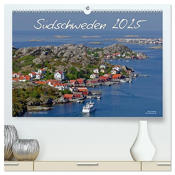 Südschweden (hochwertiger Premium Wandkalender 2025 DIN A2 quer), Kunstdruck in Hochglanz, Calvendo, Jörg Dauerer