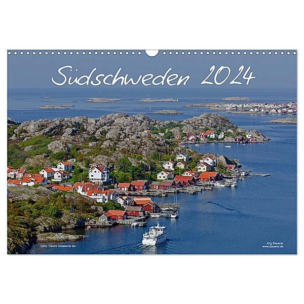 Südschweden (Wandkalender 2024 DIN A3 quer), CALVENDO Monatskalender, Jörg Dauerer
