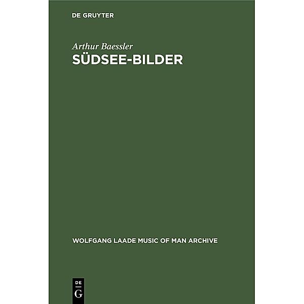 Südsee-Bilder, Arthur Baessler